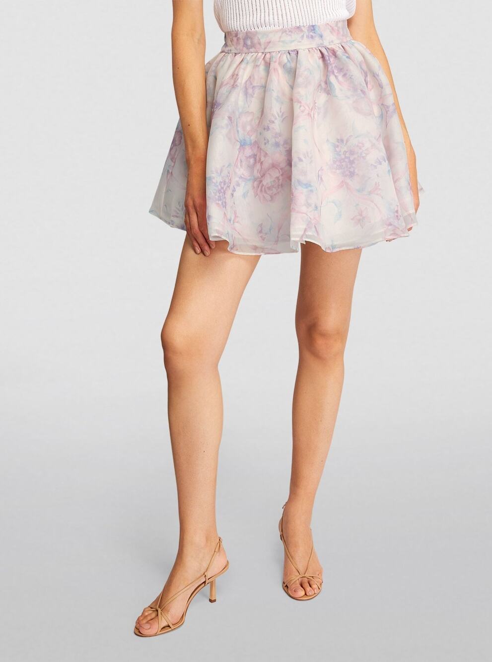 NWT Selkie Cocktail Watercolor Organza Puff Skirt Size XXS